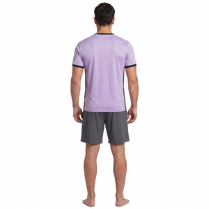 เสื้อยืดแขนสั้นผู้ชาย ผ้าโพลีเอสเตอร์ พิมพ์ลายสกรีน ปักโลโก้ได้ตามต้องการ  แบบเรียบ  ออกแบบได้ตามต้องการ - Product Image 2