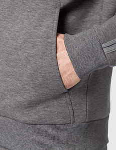 Ensemble de survêtement 2 pièces pour homme coupe ajustée délavé à l'acide avec veste zippée intégrale et pantalon décontracté doublure polaire respirant vêtements de sport - Product Image 2