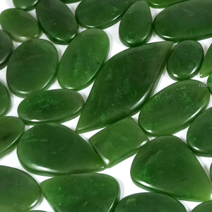 Natural Nephrite Jade Cabochon Lot Polished Crystal Healing Handmade Wholesale Loose Gemstone - Product Image 1