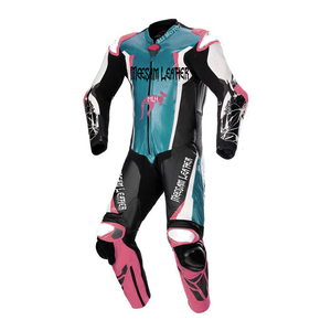 Traje de cuero para motociclismo, traje de cuero resistente para motociclismo, hecho en Pakistán, ropa para motociclismo, traje de carreras Kangaroo, calidad premium. - Product Image 1