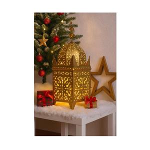 โคมไฟโมร็อกโกโลหะลายทองเหลืองขายดี สำหรับตกแต่งในเทศกาลอีดและรอมฎอน - Product Image 1