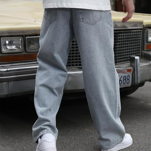 Jeans Baggy Homme Personnalisés Streetwear en Gros – Nouvelle Collection Denim Ample et Large de Haute Qualité pour Hommes – Tailles Variées - Product Image 4
