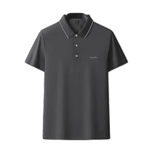 Polo décontracté pour homme à manches courtes, logo personnalisé, t-shirt en coton d'été, couleur unie, vêtements de golf et de sport, respirant, coupe ajustée - Product Image 1