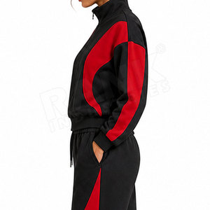 Conjuntos Deportivos de Mujer con Logotipo Personalizado Más Vendidos, Último Diseño, Conjunto de Dos Piezas, Conjuntos Deportivos de Algodón para Mujer - Product Image 6