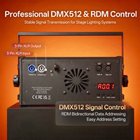 U`King 200W LED COB Blinder Par Light 2 Yeux Blanc Froid + Blanc Chaud Projecteur de Scène pour DJ, Discothèque, Fête, Club, Mariage