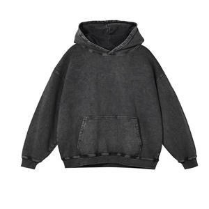 Sudadera con capucha personalizada al por mayor para hombre, 280 g/m², algodón, felpa, lavado ácido, para marcas de ropa urbana estadounidenses, proveedor mayorista - Product Image 4