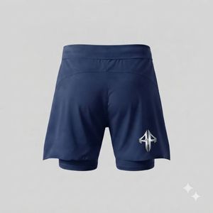 Shorts de MMA à fente haute style gladiateur par RIVIAN ATLANTIC avec impression par sublimation, style décontracté, en Spandex/Polyester pour hommes - Product Image 3