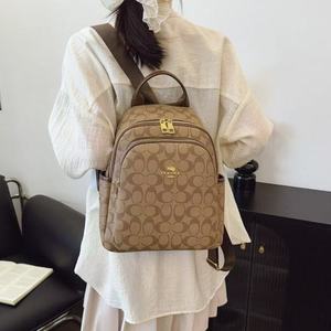 Women's <b>Backpack</b> Microfiber Synthetic Leather Letter Pattern Zip Closure Fashion Daily Use All Seasons Two Straps - Product Image 1