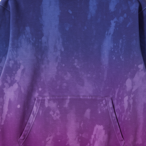 Sweat à capuche décontracté surdimensionné pour homme, en tissu éponge 100% coton, tie-dye personnalisé de haute qualité, coupe ample - Product Image 5