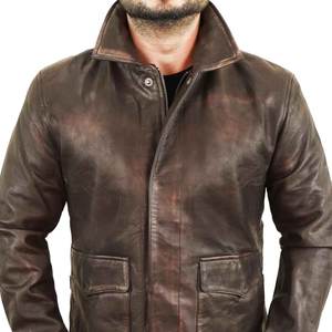 Veste en cuir Avirex de qualité supérieure pour homme, différentes couleurs disponibles, tailles personnalisées, meilleures ventes, vestes en cuir brodées pour homme - Product Image 5