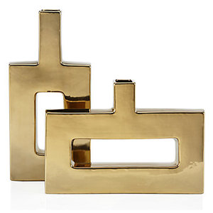 แจกันดอกไม้โลหะอะลูมิเนียมรูปทรงขวด - Product Image 1
