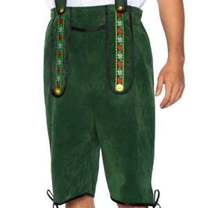Elegancia alpina tradicional: Lederhosen de cuero de cabra, auténtico disfraz de Oktoberfest con diseño de ciervo - Product Image 3