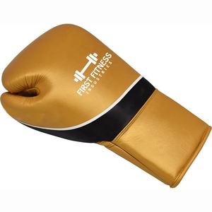 Guantes de boxeo de pelo de caballo profesional cuero tailandés Kickboxing MMA Sparring guantes de entrenamiento encaje para artes marciales boxeo - Product Image 2