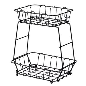 High standard fruit holder smooth metal <b>basket</b> finish gives a premium look that enhances the overall kitchen environment - Product Image 2