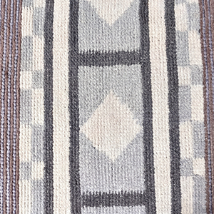 Tapis d'appoint personnalisé tufté à la main, écologique, antidérapant, à poils épais, gris ivoire, couleur unie, tissage plat, avec support en toile de coton pour hôtel - Product Image 2