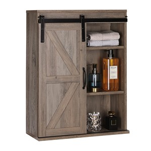 Antique White <b>Pine</b> Wood Rustic Farmhouse Wall <b>Shelf</b> - Wholesale B2B - Product Image 4