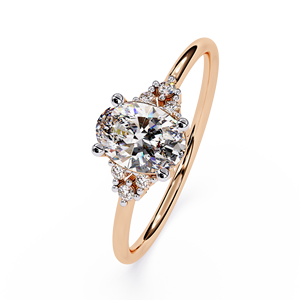 Discover Beauty Ethical Luxury Handcrafted 10K Gold Brilliant Lab Diamond IGI Certified Trendy Daily Unisex <b>Ring</b> Made Be - Product Image 4