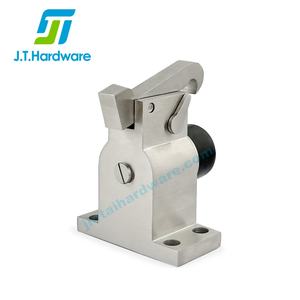 Acciaio inossidabile commerciale pesante o alluminio KWS 1010 piano tampone porta porta fermo porta con gancio bullone di ancoraggio - Product Image 2