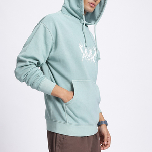 New Solid Color 100% Cotton Winter Breathable Comfortable <b>Workout</b> Gym Moisture-Wicking Durable Long-Lasting Men <b>Hoodies</b> - Product Image 4