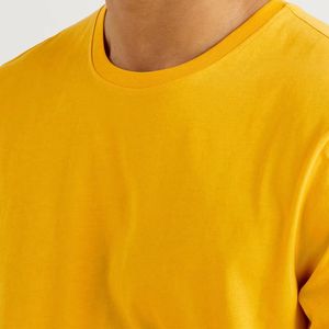 Hot Sale Men's Casual T-Shirts <b>High</b> Quality 100% Cotton Custom Logo/Color Breathable Quick Dry Hip Hop Style 340g Fabric <b>Top</b> - Product Image 3