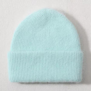 Manufacture Winter <b>Wool</b> Knitted Mohair <b>Beanie</b> Private Label Quality Customized Logo Mohair <b>Beanie</b> in Different Colors - Product Image 5