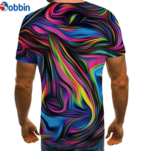 T-shirt personnalisé avec logo imprimé en 3D, tissu respirant pour homme et femme, t-shirts colorés pour hommes, t-shirt à manches courtes - Product Image 4