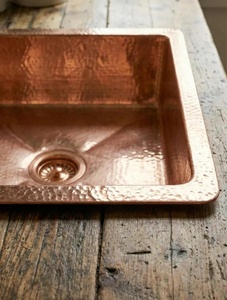 Fregadero de cobre, lavabo de cobre, cuenco de cobre, fregadero de cobre hecho a mano, fregadero de cobre puro, fregadero de cocina de cobre, fregadero de baño de cobre - Product Image 2