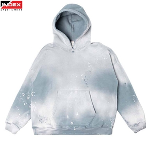 Sudadera con Capucha Oversize para Hombre, Estilo Tie-Dye, Color Degradado, Informal, Corte Regular, Felpa Francesa de Algodón, Otoño, Marca INDEX SPORTSWEAR - Product Image 1