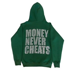 Modèle 2026 – Sweat à capuche personnalisé pour homme avec strass, 100 % coton, coupe oversize, écologique, doux et confortable – Vente en gros - Product Image 3