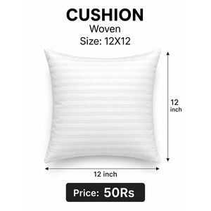Cojín Decorativo Cuadrado de 12x12 Pulgadas, Cojín Suave Tejido para el Hogar, Hotel y Ropa de Cama - Product Image 1