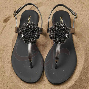 Sandalias de Mujer de Marca Privada, Ligeras, con Amortiguación de Aire, para Exteriores, Color y Logotipo Personalizables, para Todas las Temporadas - Product Image 3