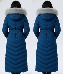 Abrigo Largo Acolchado de Alta Calidad para Mujer, Fácil de Limpiar, con Acolchado Grueso, Estilo Moderno, Chaqueta Larga Acolchada - Product Image 3