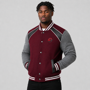 Casual Men Varsity Jacket Custom Logo Soft Comfortable Baseball Bomber Streetwear Varsity Jacket Wholesale Latest Arrival - Product Image 3