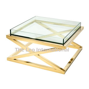 Table basse ronde de luxe de style nordique moderne pour salon, table d'appoint et de bout de canapé - Product Image 5