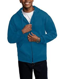 Sweat à capuche zippé intégral pour homme, de haute qualité, lourd, logo personnalisé, motif uni, vêtements de rue d'hiver, techniques de broderie - Product Image 1