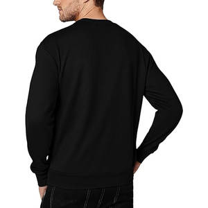 Sudaderas de Cuello Redondo, Sudaderas de Manga Larga para Hombre, Ligeras, Informales, Cómodas, de Mezcla de Algodón, a la Moda - Product Image 3
