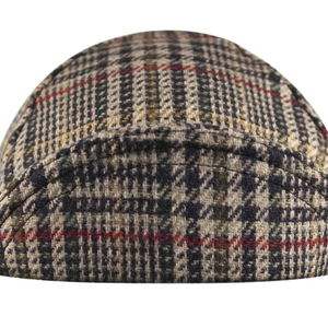 Gorro de Lana a Cuadros de Primera Calidad, 5 Paneles, Transpirable, Protección Solar para Adultos, Uso Casual de Primavera y Otoño, 56-58CM - Product Image 5