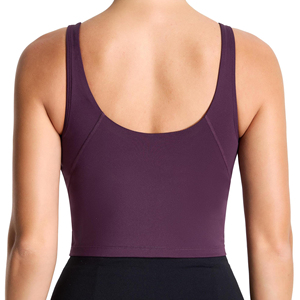 Women's <b>Purple</b> V-Neck Tank <b>Top</b> for Women Crop Sexy Tank <b>Top</b> for Women Slim Fit Tank <b>Top</b> for Women - Product Image 4