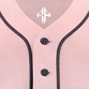 Nouvel ensemble de baseball pour hommes avec impression par sublimation, matière 100% polyester, col en V de haute qualité par RIVIAN ATLANTIC - Product Image 6