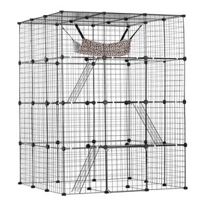 Large Outdoor Metal Cat <b>Cage</b> Custom Animal Pattern Pet House for Breeding Dogs <b>Rabbits</b> Wood Material Indoor Usage Box Packing - Product Image 6