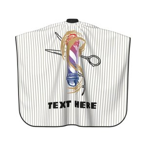 Cape de Coiffeur en Polyester Confortable de Haute Qualité pour Salon de Coiffure, Personnalisable avec Logo, pour Stylistes et Barbiers - Product Image 3