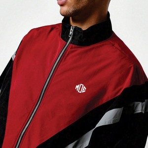 Custom Panel Windbreaker <b>Jackets</b> Hip Hop Style Vintage Waterproof Windbreaker Sporty Style Stand Collar Nylon <b>jacket</b> for <b>men</b> OEM - Product Image 4