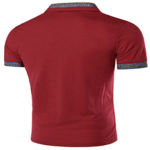 Men's <b>White</b> <b>Polo</b> Shirt Short Sleeve Slim Fit Knitted Contrast Trim Casual Style - Product Image 6
