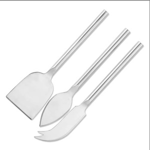 Couteau à beurre miniature en acier inoxydable 304, finition brillante, couteaux à fromage, lavable au lave-vaisselle, outils à fromage durables, spatule - Product Image 1