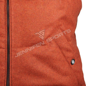 Veste de chasse sans manches pour homme, 100% laine, rembourrée, personnalisée, pour le sport de plein air - Product Image 3
