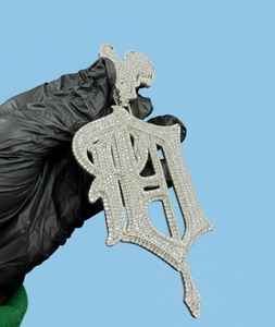 Colgante VVS Moissanite con nombre personalizado, estilo Hip Hop, de Plata 925, con incrustaciones de circonitas, colgante Bling personalizado para rapero, colgante con engaste personalizado para regalos - Product Image 3