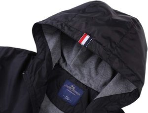 Unisex Black Safari <b>Jacket</b> Casual Loose Fit Polyester Pullover Winter Wear Solid Color Regular Length Breathable <b>Lightweight</b> - Product Image 6
