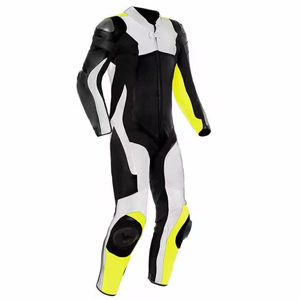 Combinaison de moto noire et rouge, deux pièces, en cuir de vachette, pour homme, avec design personnalisé imperméable, équipement de course. - Product Image 5