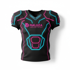 Conjunto de Uniforme de Fútbol Americano Personalizado, Ajuste Profesional, Ropa Deportiva Sublimada para Equipo, Transpirable, Absorbe la Humedad, Equipación para Juego - Product Image 1