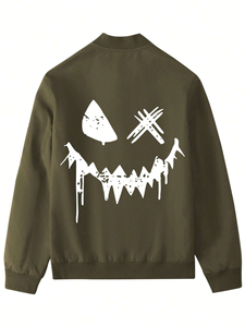Vestes d'hiver coupe-vent personnalisées avec logo et nom, broderie, tenue de baseball, veste varsity, taille plus, pour hommes - Product Image 4